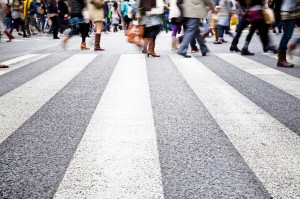 Pedestrians in the City Medium