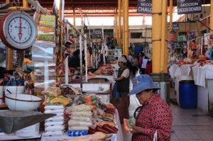 Peruvian food market