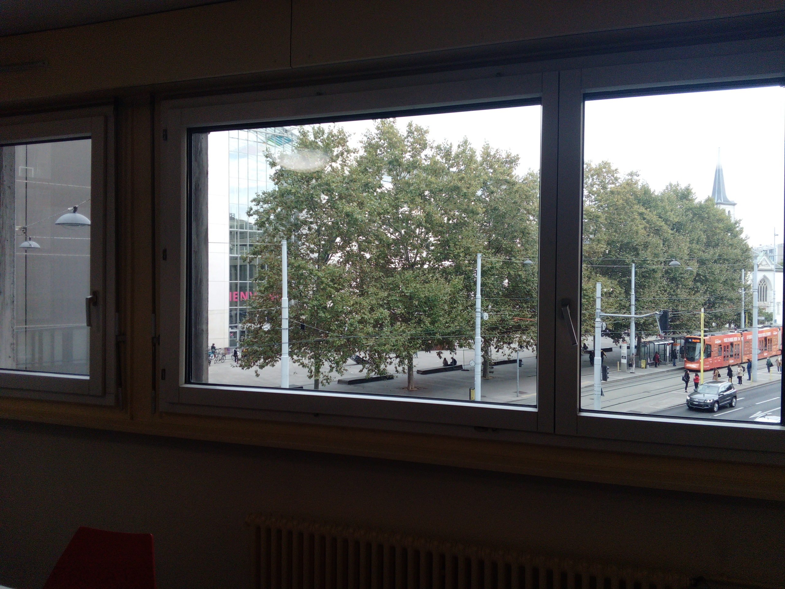 view from the author's windoe of University of Geneva