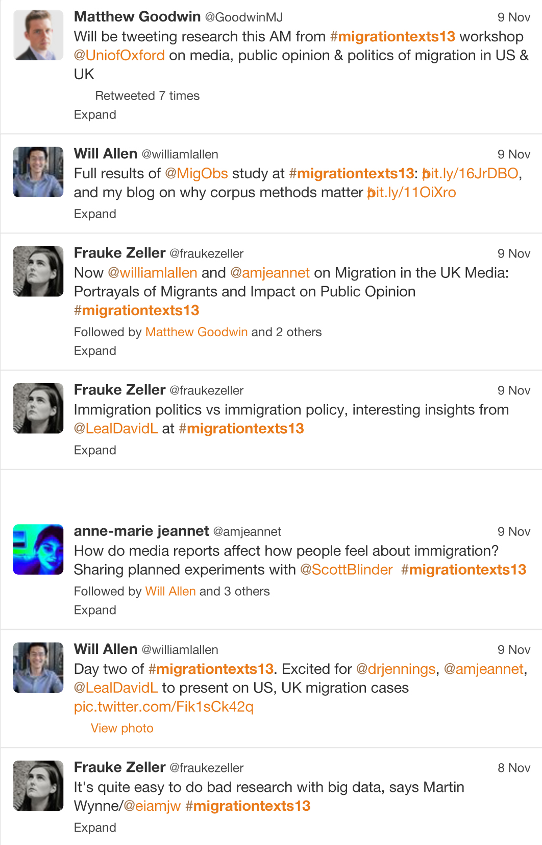Twitter / Search - #migrationtexts13