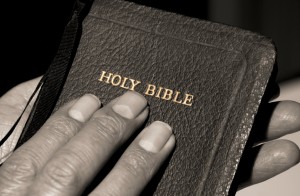 Hands Holding Bible