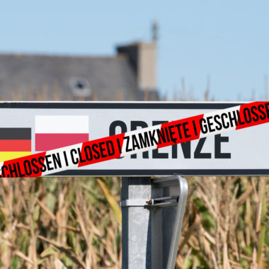 Border between Germany and Poland closed