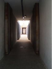 Lateral corridor of the female living unit at Ponte Galeria (Photo: F. Esposito)